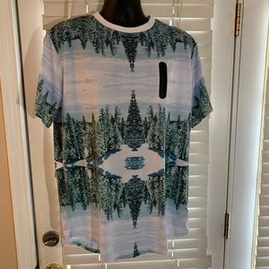 ALL GOOD trees T-shirt XL with pocket